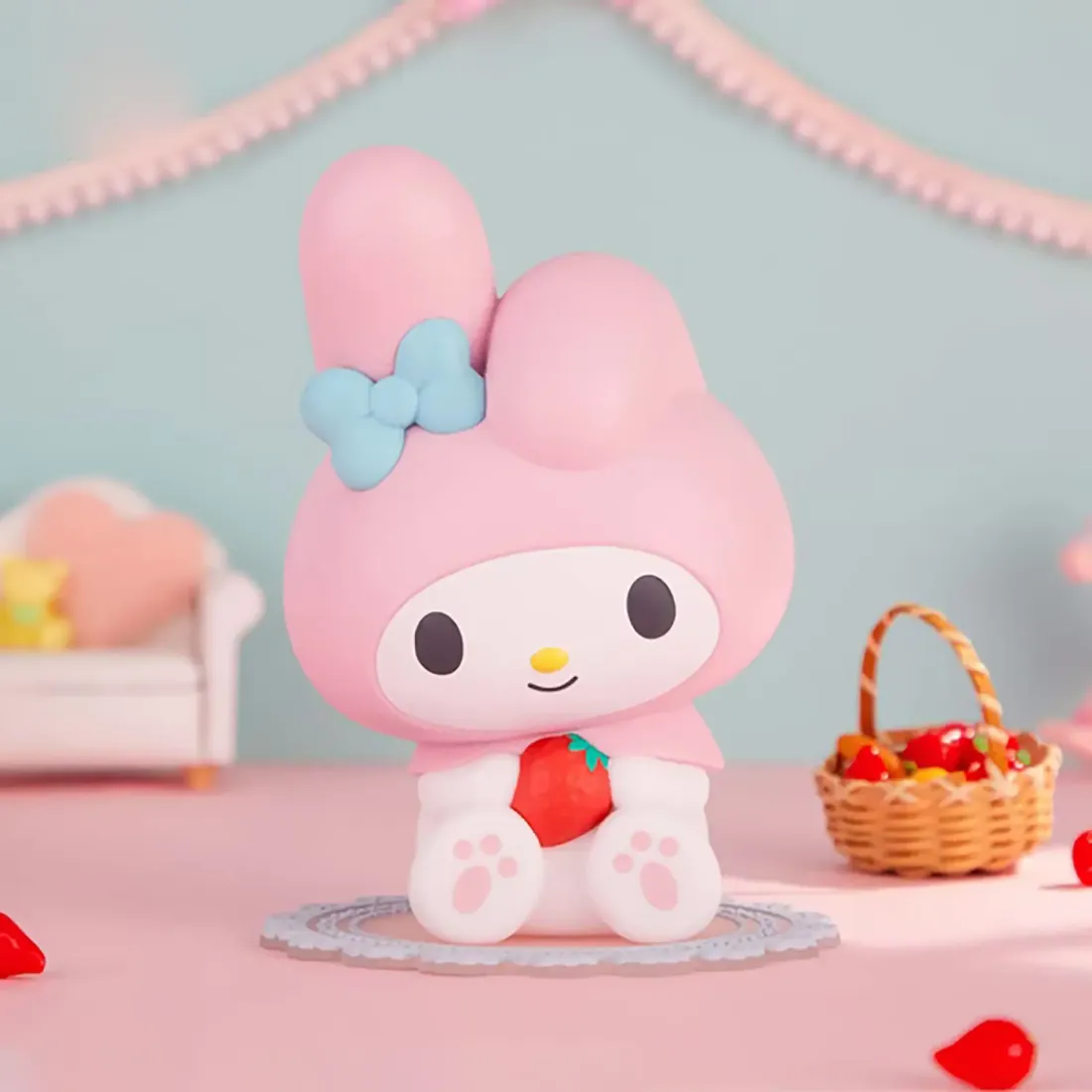 Фигурка Sanrio Hello Kitty Май Мелоди My Melody Sofvimates 14см 85192