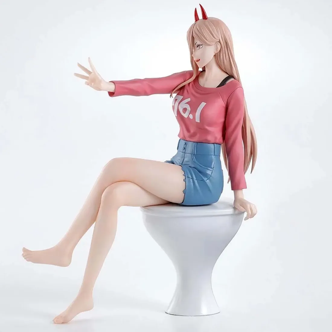 Фигурка аниме Человек бензопила Chainsaw Man Пауэр Power 18см 85604