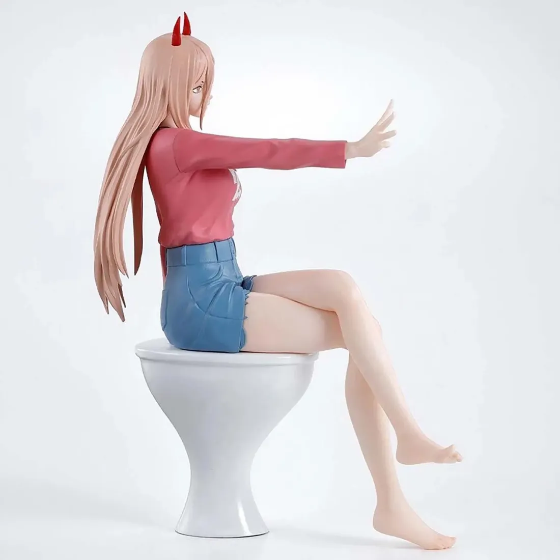 Фигурка аниме Человек бензопила Chainsaw Man Пауэр Power 18см 85604