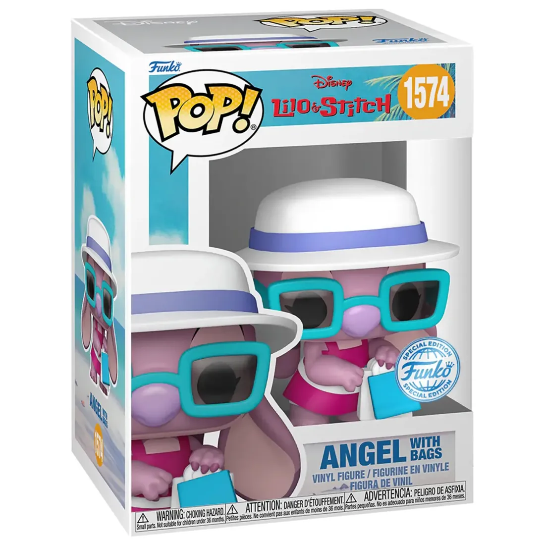 Фигурка Funko POP! Disney Lilo & Stitch Angel w/Bags SS (Exc) (1574) 84936