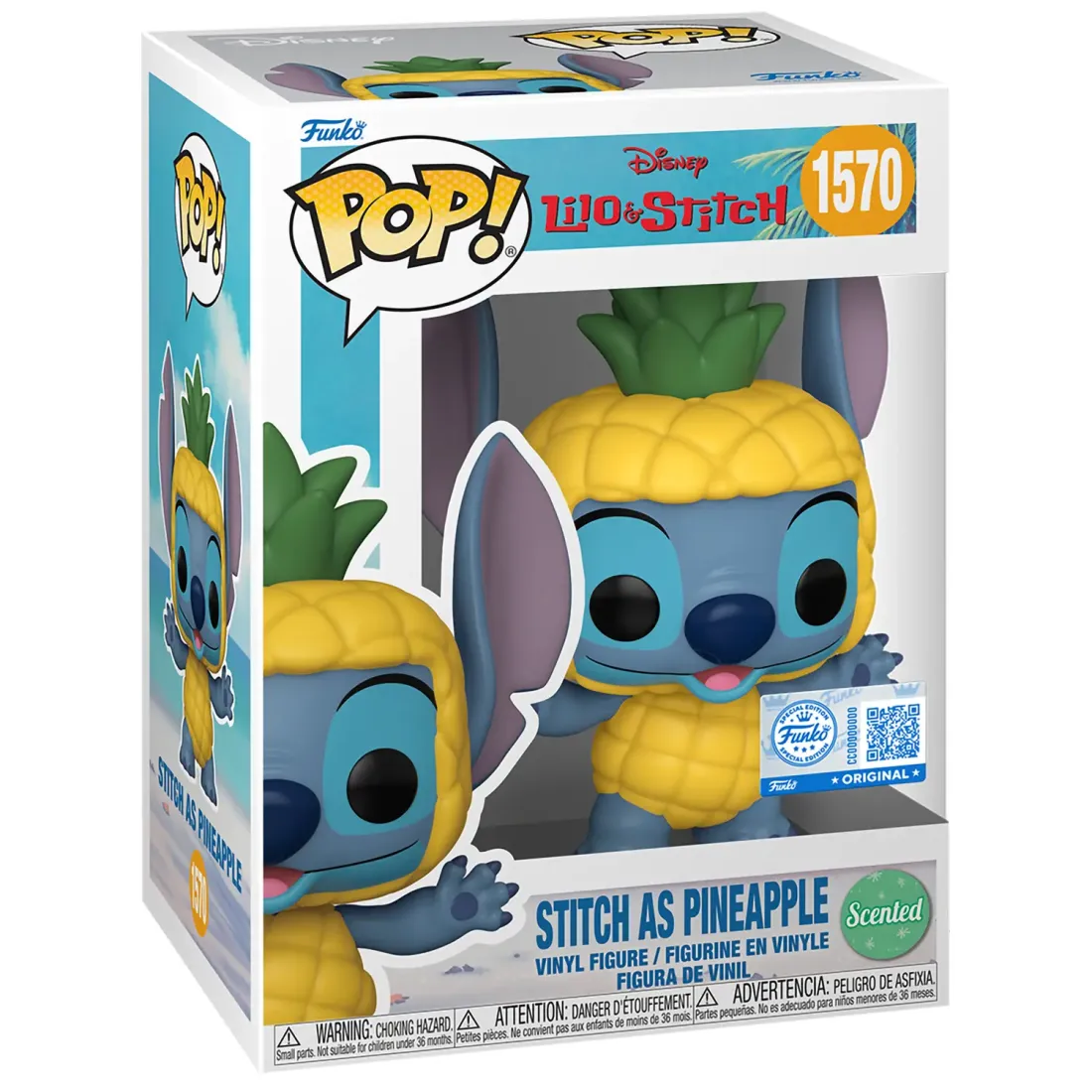 Фигурка Funko POP! Disney Lilo & Stitch Stitch as Pineapple (SC) (Exc) (1570) 87208