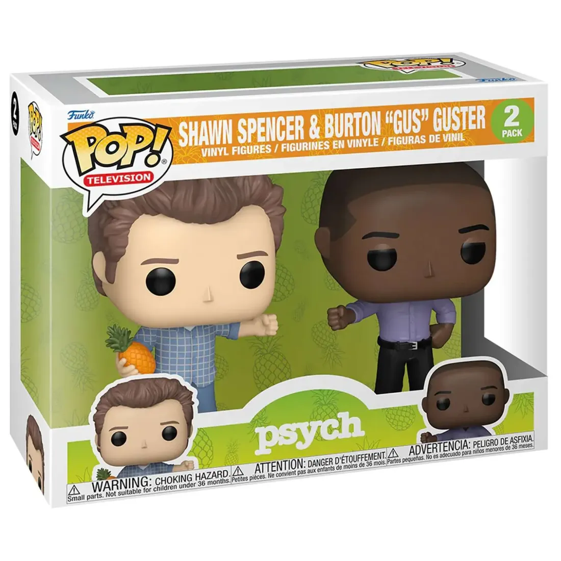 Фигурка Funko POP! TV Psych Shawn Spencer & Burton "Gus" Guster 2PK 83972