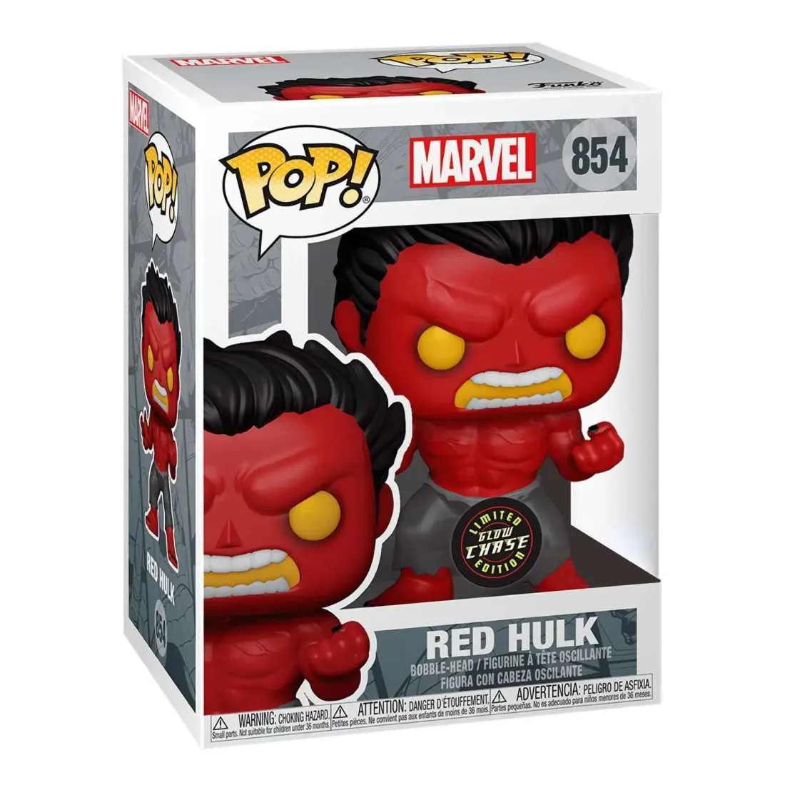 Фигурка Funko POP! Bobble Marvel Hulk Red Hulk w/(GW) Chase (Exc) (854) 55084