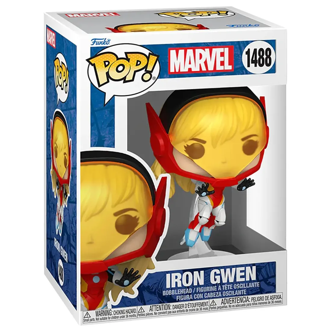 Фигурка Funko POP! Marvel Bobble Spider-Gwen Gwenverse Iron Gwen (1488) 83726