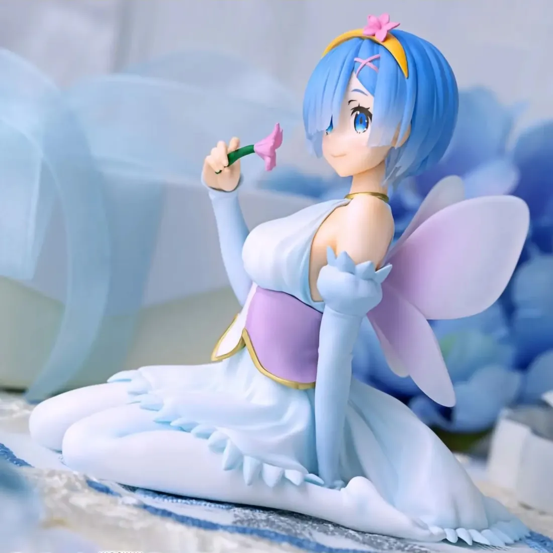 Фигурка Аниме FuRyu Noodle Stopper Re:Zero  Rem Flower Fairy 20см 4582655074828