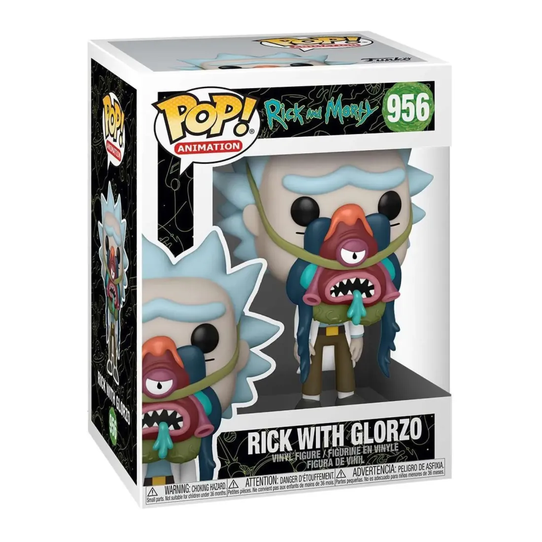 Фигурка Funko POP! Animation Rick & Morty Rick w/ Glorzo (956) 55250