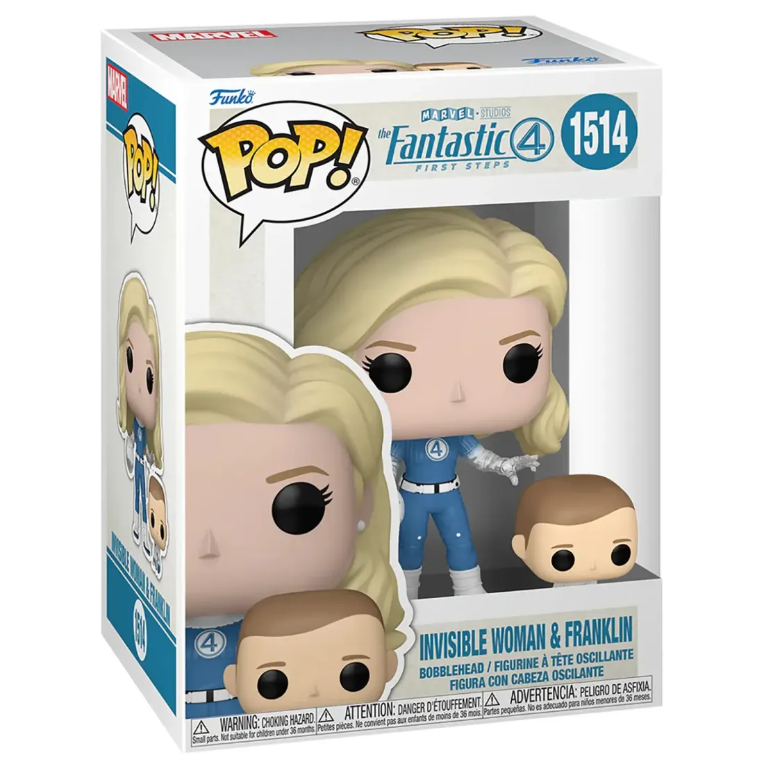 Фигурка Funko POP! Bobble Marvel Fantastic Four FF Invisible Woman & Franklin (1514) 83583