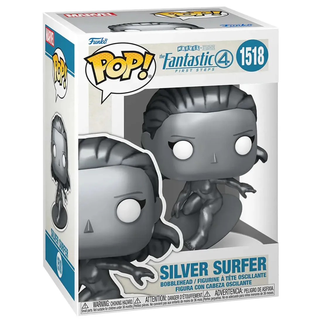 Фигурка Funko POP! Bobble Marvel Fantastic Four FF Silver Surfer (1518) 83587