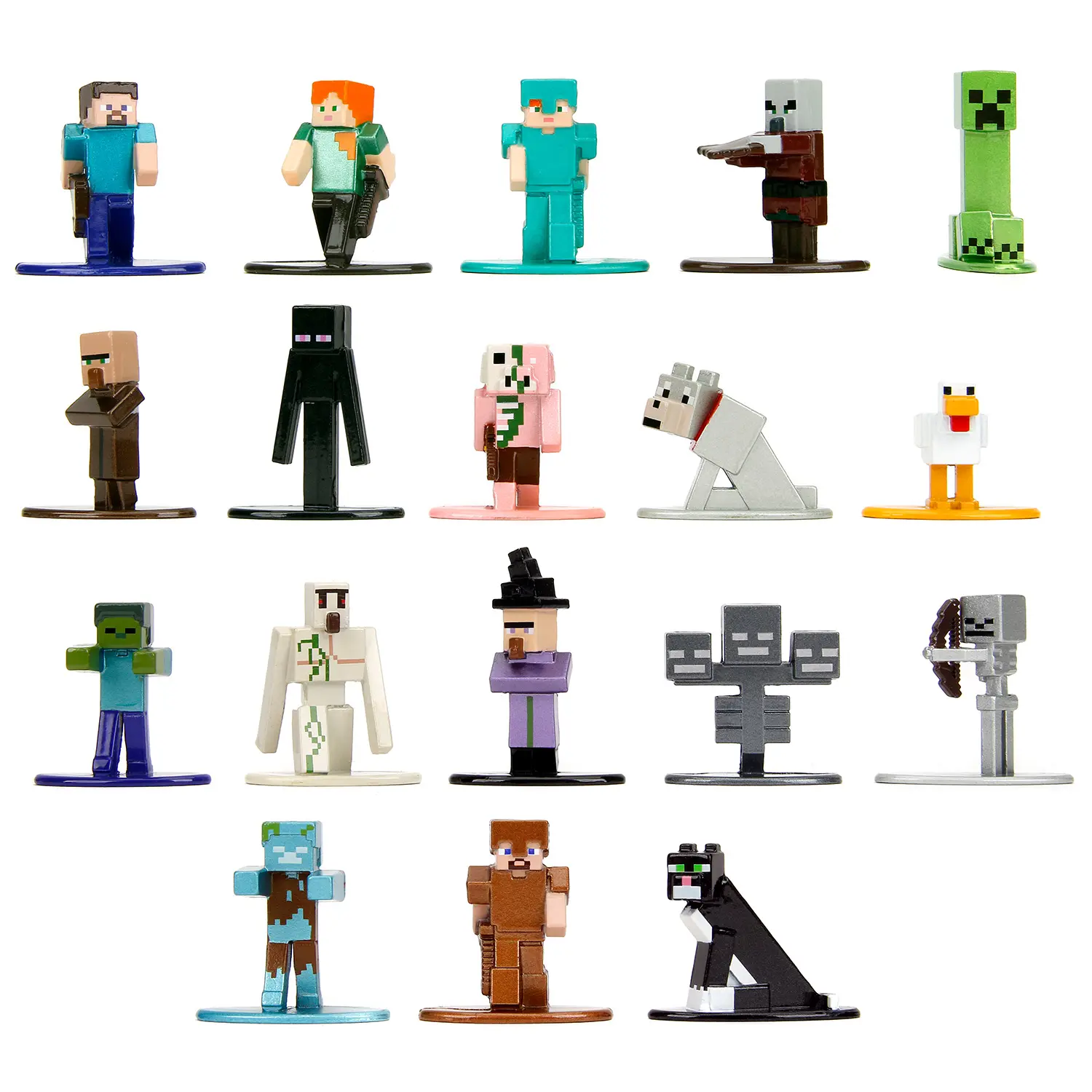 Набор Фигурок 1.65" Nano Майнкрафт 18шт 35847