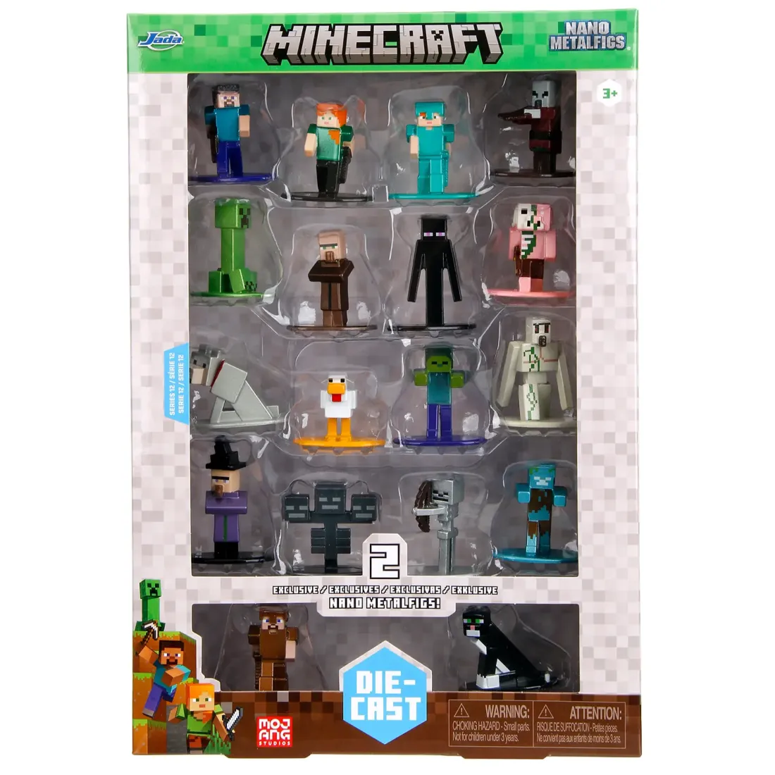 Набор Фигурок 1.65" Nano Майнкрафт 18шт 35847