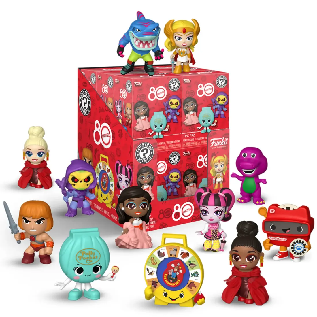 Фигурка Funko Mystery Minis Mattel 80th Retro Toys 1 штука в ассортименте (из12) 83978
