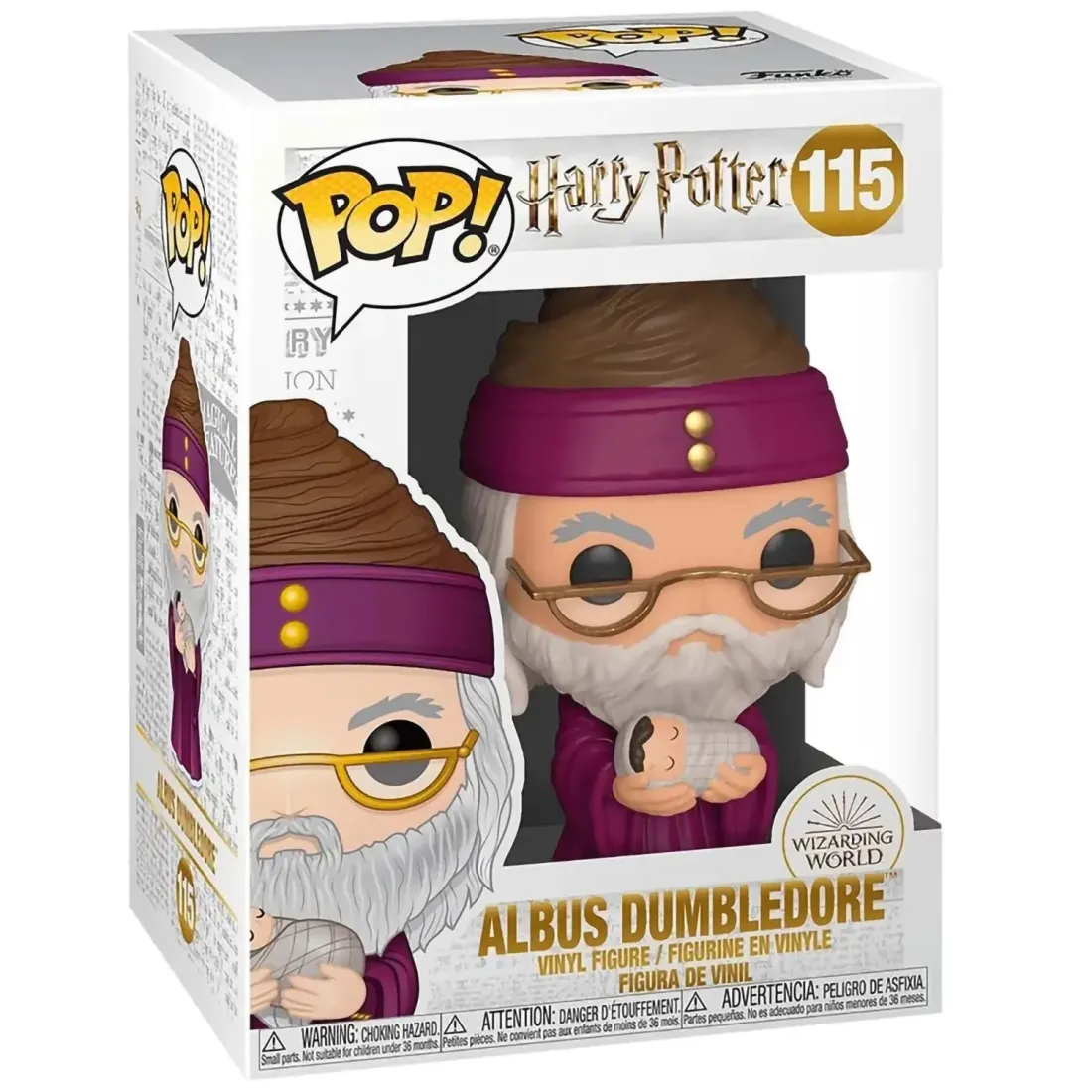 Фигурка Funko POP! Harry Potter S10 Albus Dumbledore w/Baby Harry (115) 48067