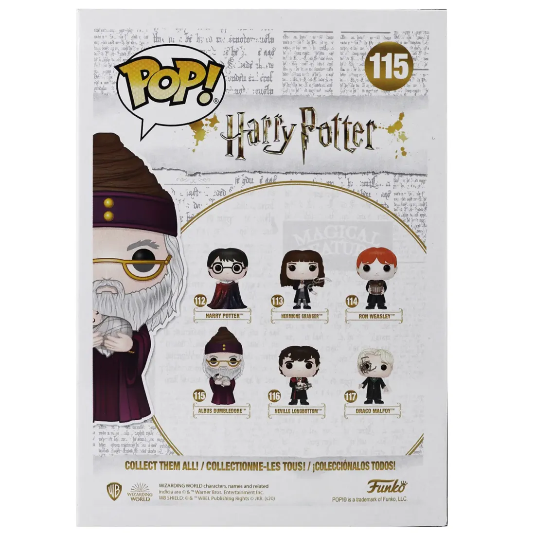 Фигурка Funko POP! Harry Potter S10 Albus Dumbledore w/Baby Harry (115) 48067