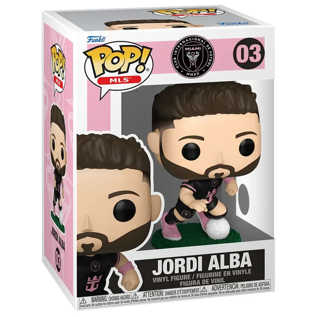 Фигурка Funko POP! MLS Inter Miami Jordi Alba (away) (03) 88616