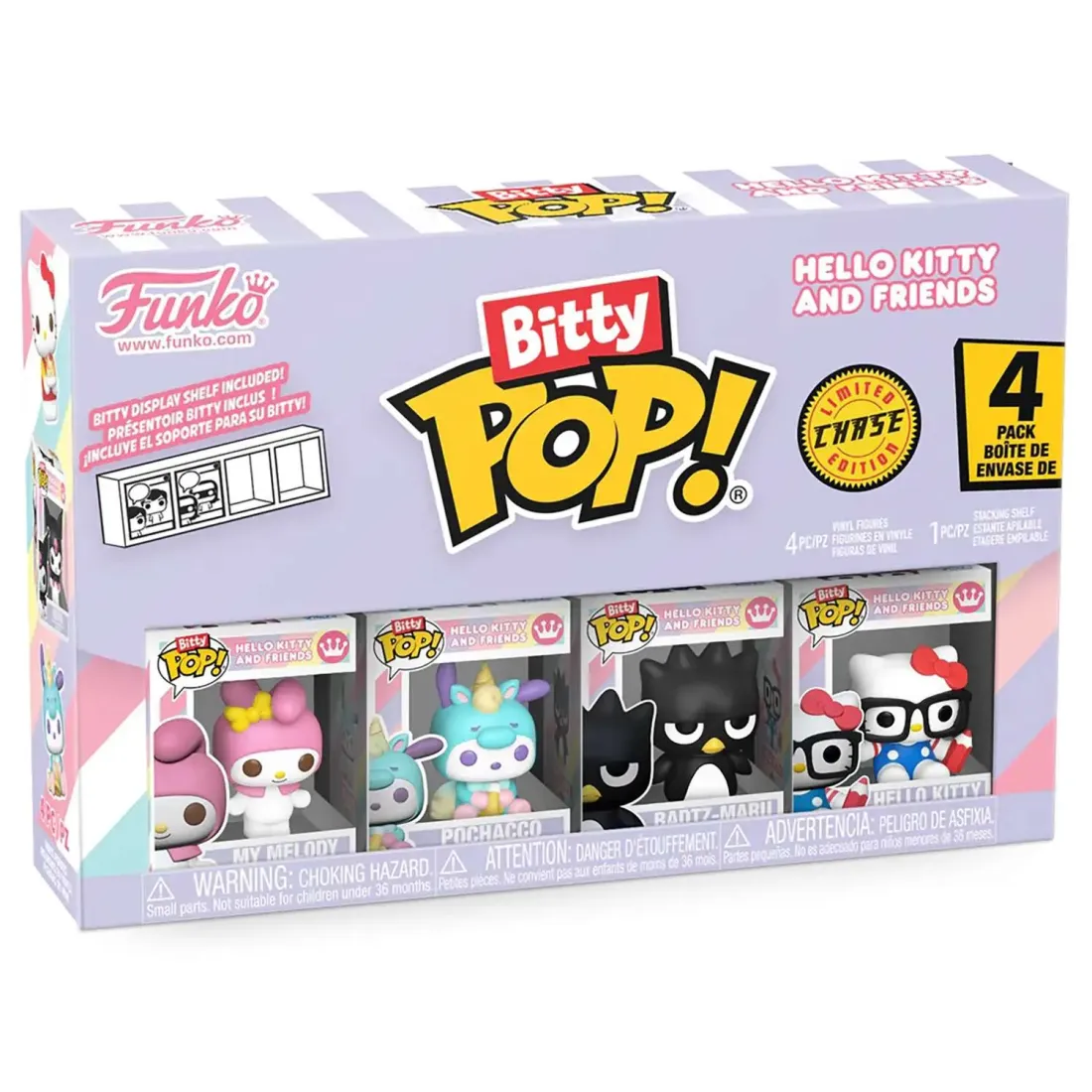 Фигурка Funko Bitty POP! Hello Kitty And Friends My Melody+Pochacco+Badtz+Chase (1 of 4) 4PK 85716