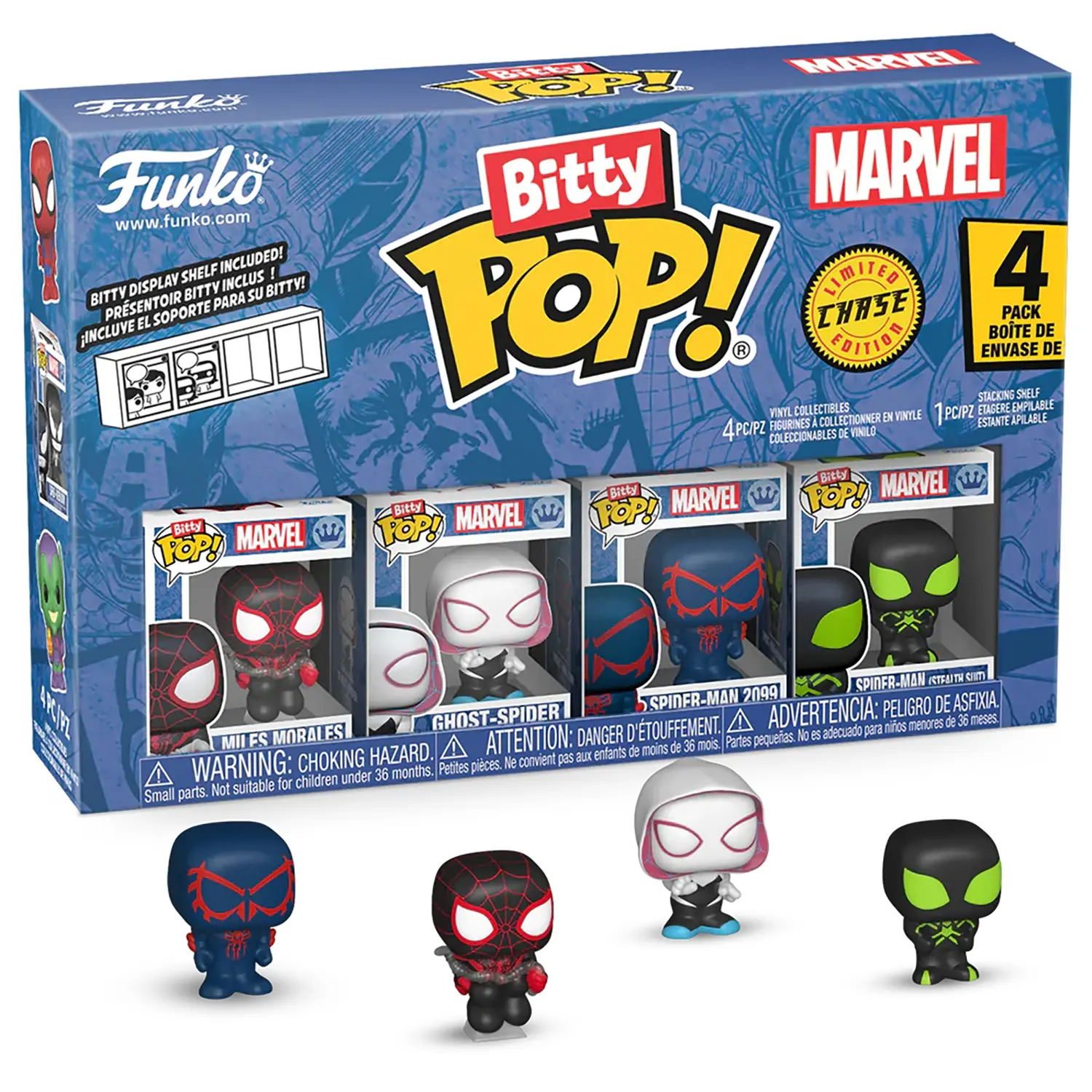 Фигурка Bitty Marvel Miles+Ghost-Spider+Spider-Man2099+?