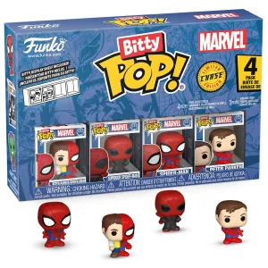 Набор Funko Bitty POP! Marvel Spider-Man Parker Split+Superior+Spider-Man+Chase (1 of 4) 4шт 85704