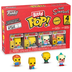 Фигурка Funko Bitty POP! Simpsons Bart+Mr. Burns+Krusty+Сhase (1 of 4) 4PK 85707