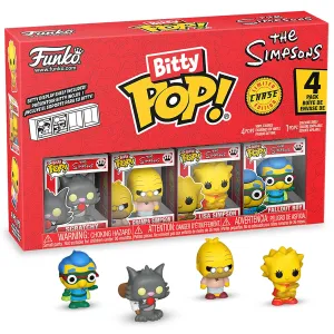 Фигурка Funko Bitty POP! Simpsons Scratchy+Grampa+Lisa+Сhase (1 of 4) 4PK 85710