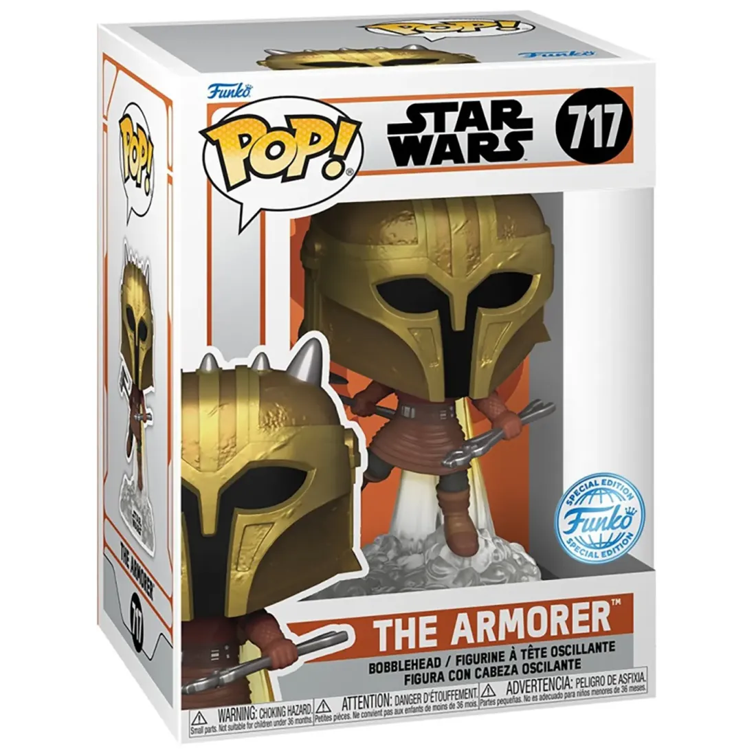 Фигурка Funko POP! Bobble Star Wars Mandalorian S10 The Armorer w/Jetpack (Exc) (717) 82112
