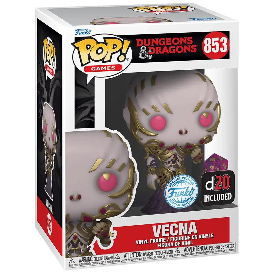 Фигурка Funko POP! Games D&D Vecna w/D20 (MT) (Exc) (853) 56467