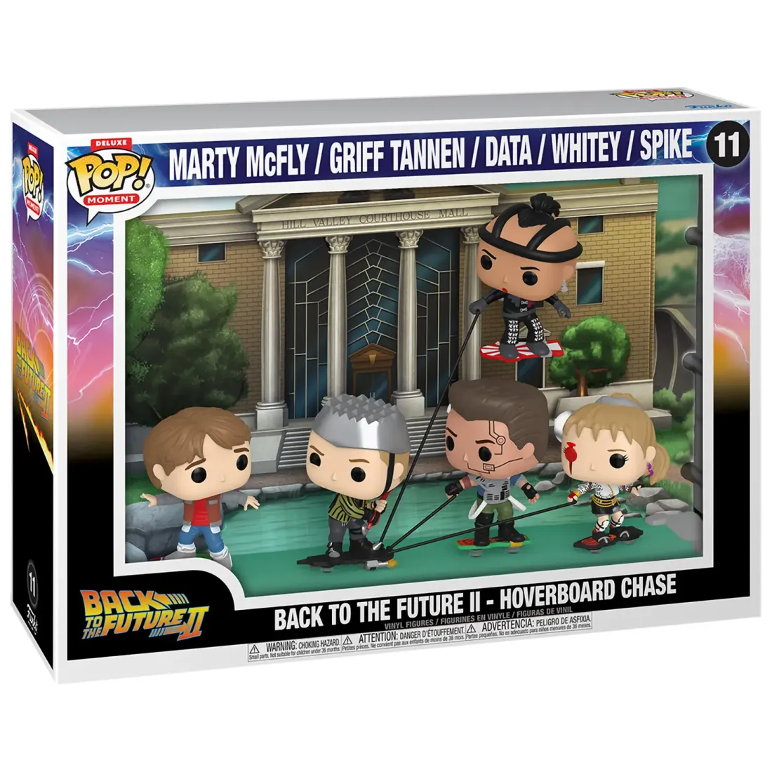 Фигурка Funko POP! Moment BTTF 2 Hoverboard Chase Marty/Griff/Data/Whitey/Spike (11) 76563