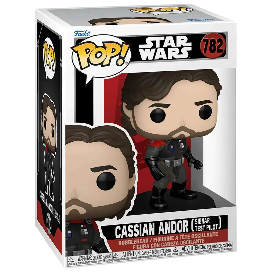 Фигурка Funko POP! Bobble Star Wars Andor S3 Cassian Andor (Sienar Test Pilot) w/Chase (782) 80164
