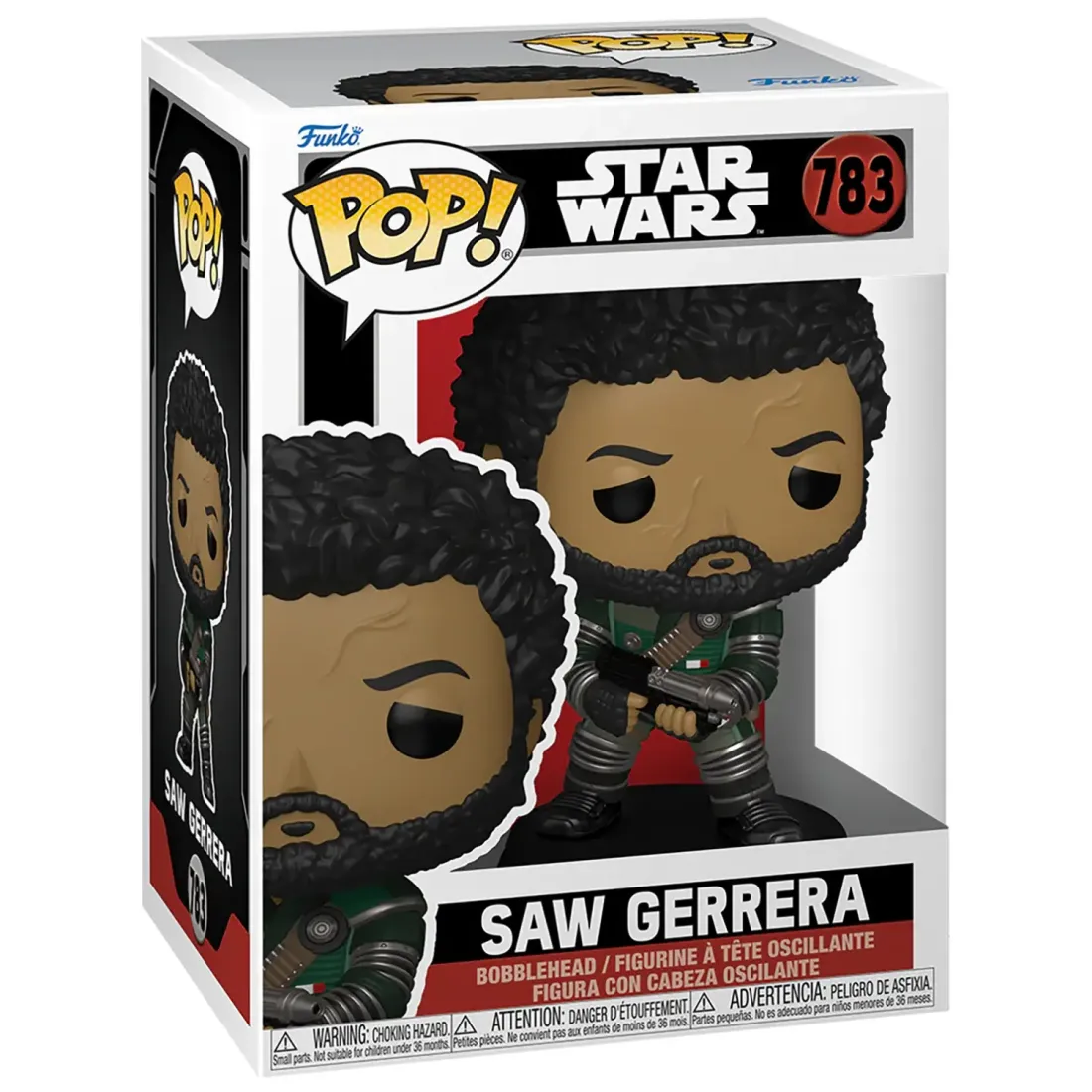 Фигурка Funko POP! Bobble Star Wars Andor S3 Saw Gerrera (783) 80165