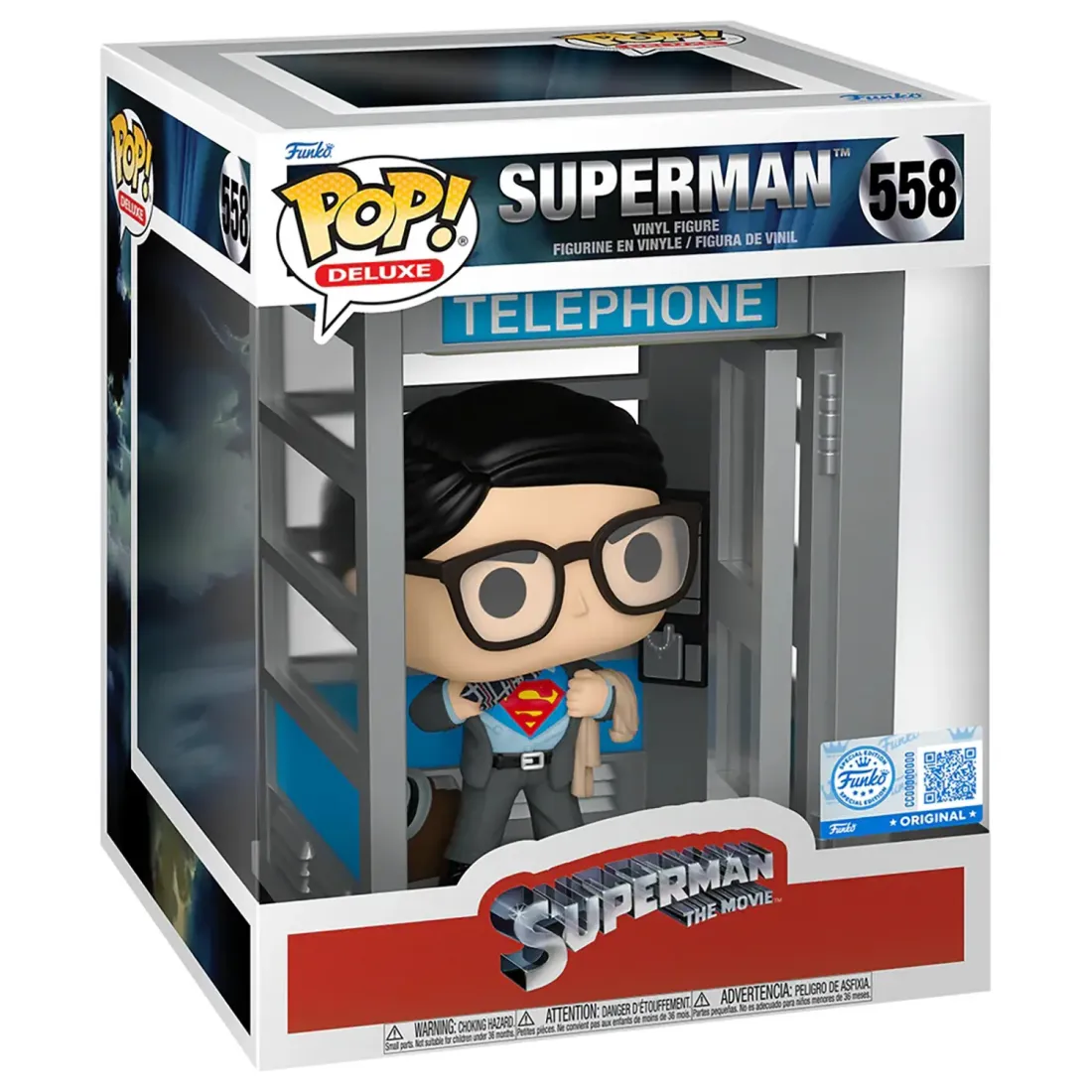 Фигурка Funko POP! Deluxe DC Superman 2025 Superman w/Booth (Exc) (558) 87186