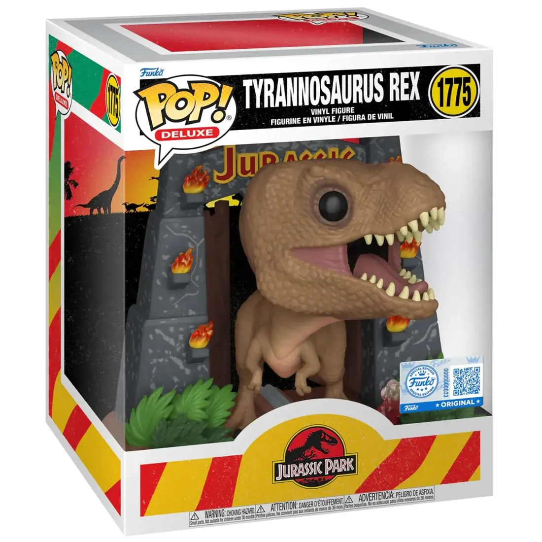 Фигурка Funko POP! Deluxe Jurassic Park Tyrannosaurus Rex w/Gates (Exc) (1775) 87171
