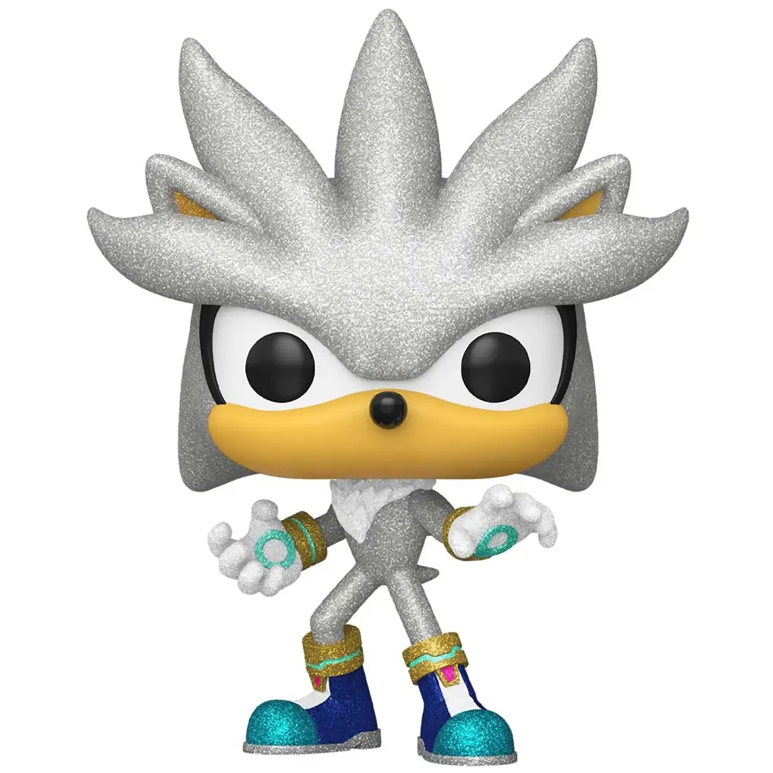 Фигурка Funko POP! Games Sonic the Hedgehog Silver (DGLT) (Exc) (1103) 87227