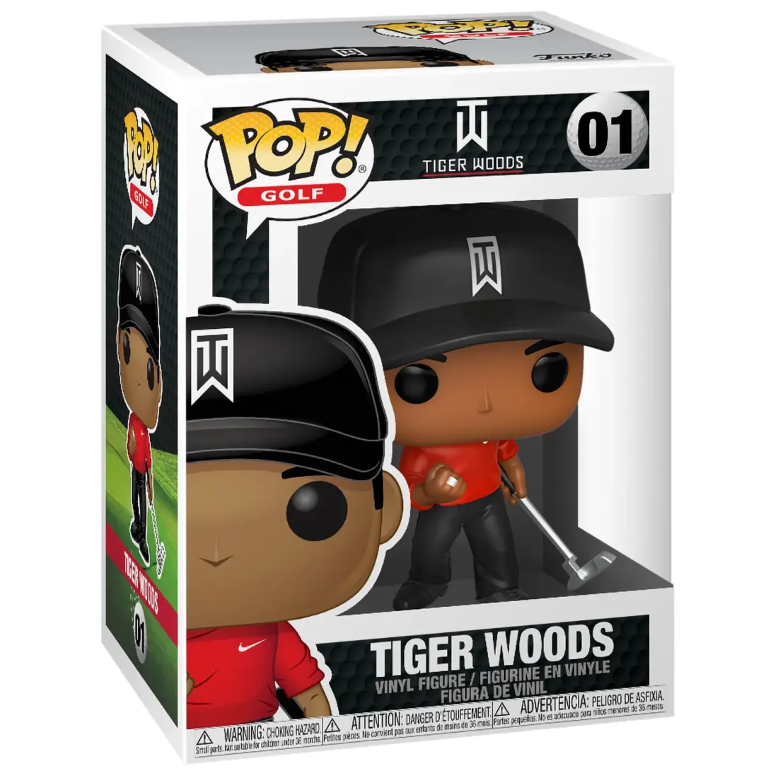 Фигурка Funko POP! Golf Tiger Woods (Red Shirt) (01) 44715
