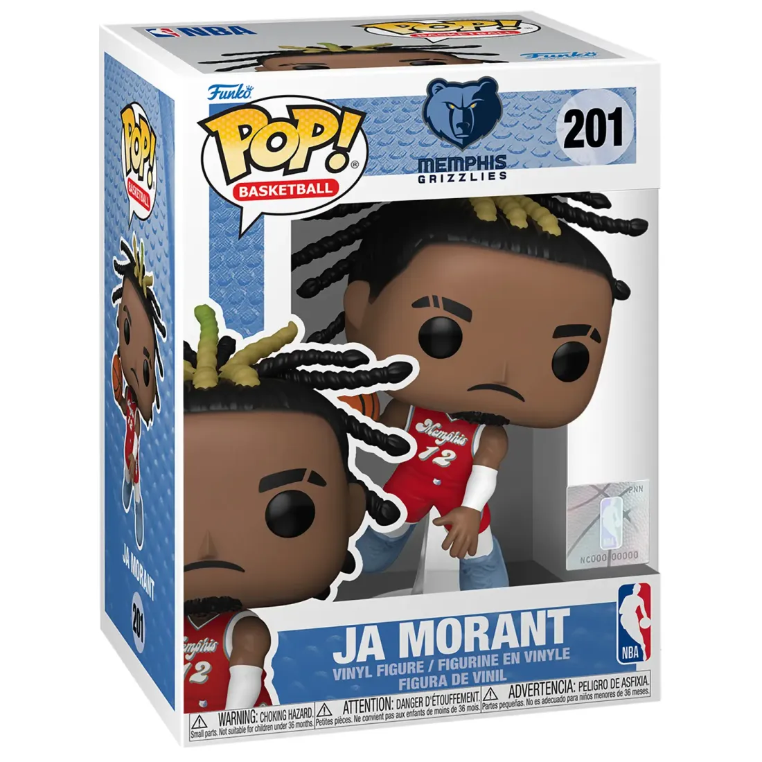 Фигурка Funko POP! NBA Grizzlies Ja Morant (City Edition 24-25) (201) 83844
