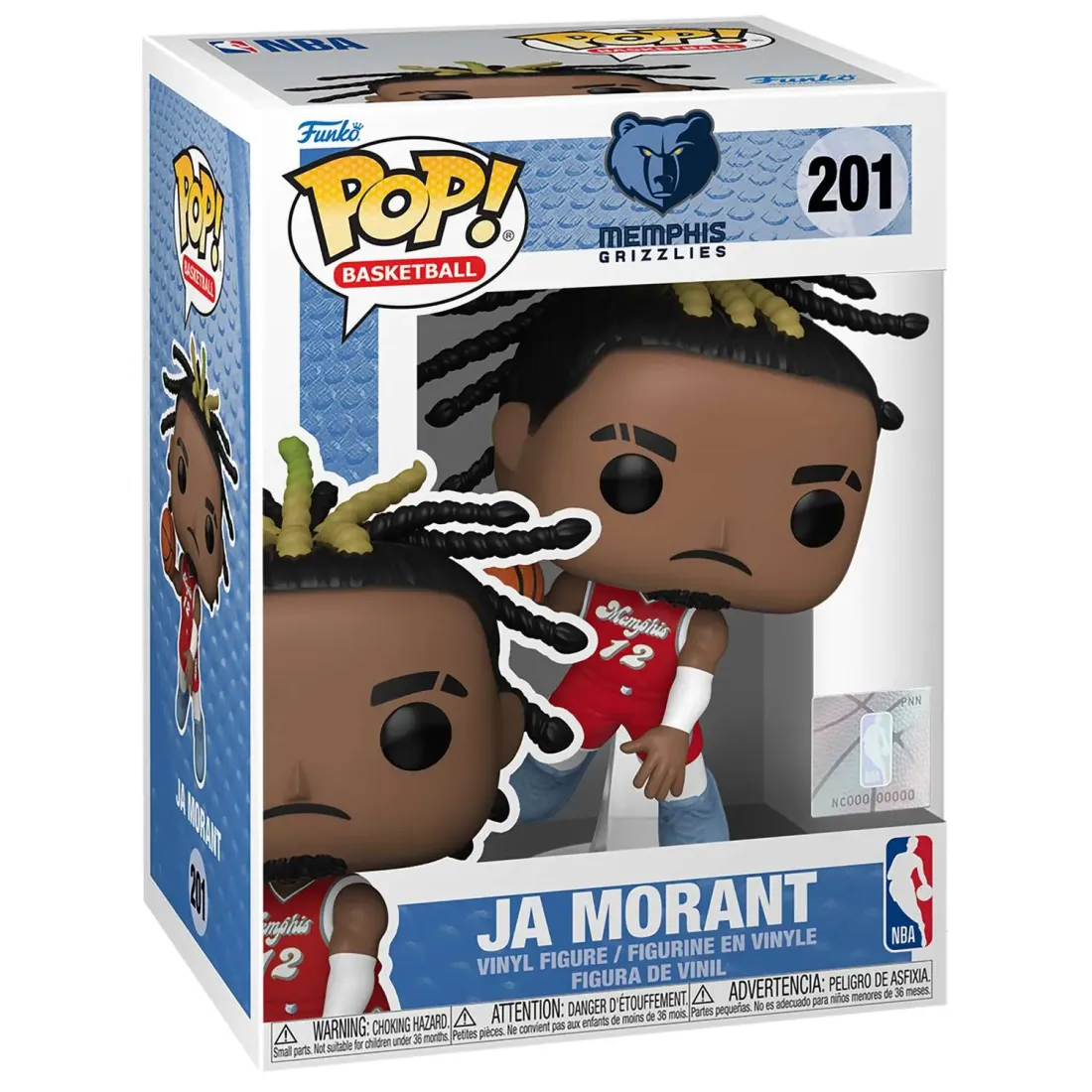Фигурка Funko POP! NBA Grizzlies Ja Morant (City Edition 24-25) (201) 83844