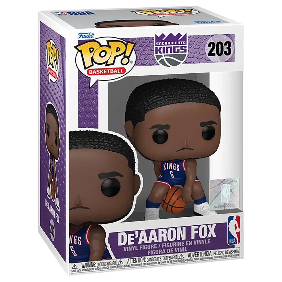 Фигурка Funko POP! NBA Kings De\'Aaron Fox (City Edition 24-25) (203) 83846