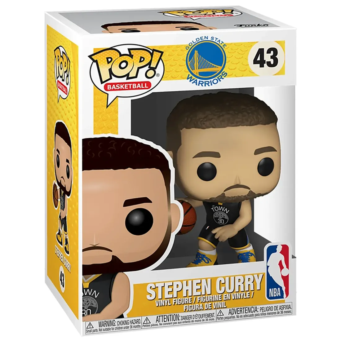 Фигурка Funko POP! NBA State Warriors Stephen Curry (43) 34449