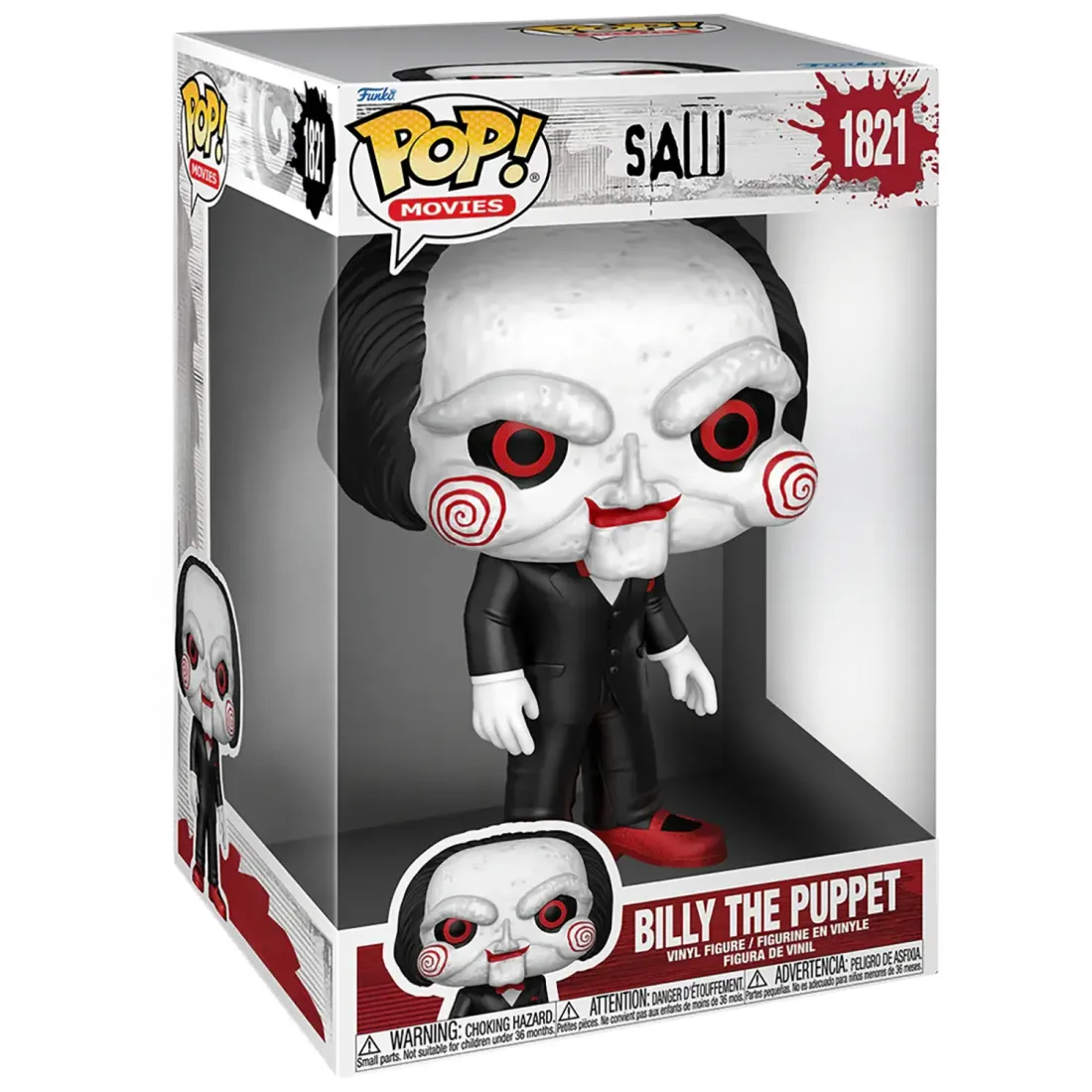 Фигурка Funko POP! Movies Saw Billy the Puppet 10" (1821) 86447