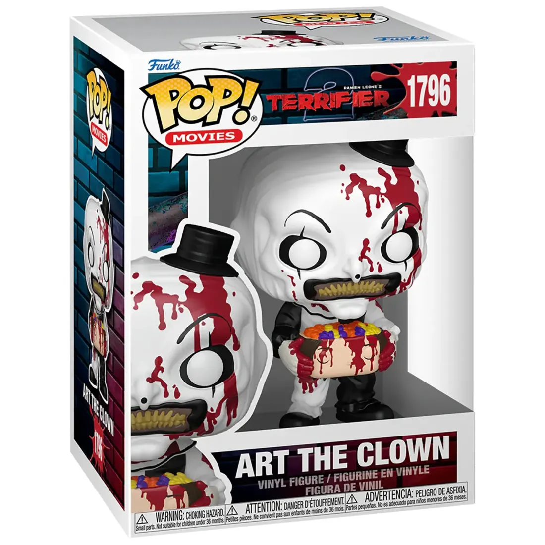 Фигурка Funko POP! Movies Terrifier 2 Art The Clown w/Head (1796) 86537