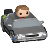 Фигурка Funko Bitty POP! Rides BTTF Marty McFly and Time Machine 85521