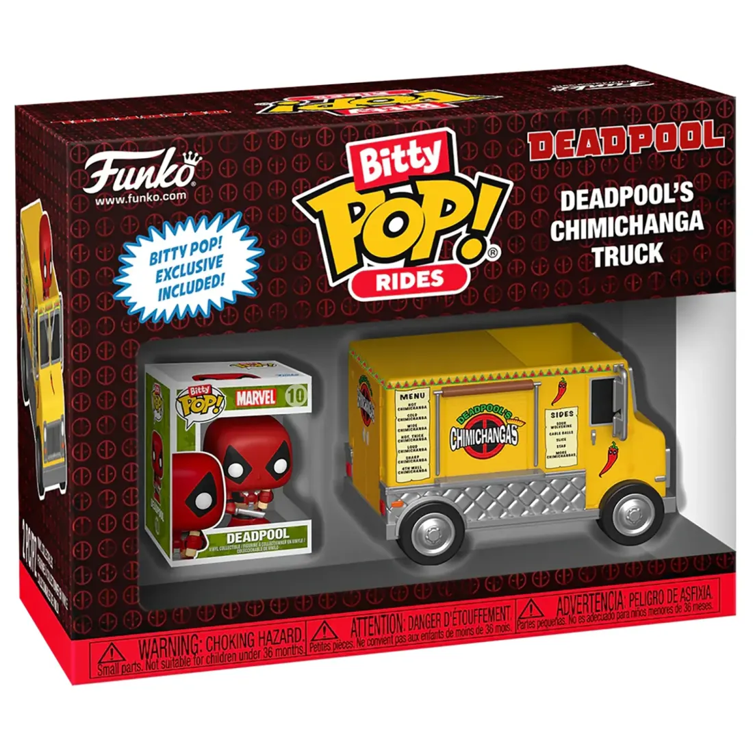 Фигурка Funko Bitty POP! Rides Marvel Deadpool Deadpool\'s Chimichanga Truck 83625