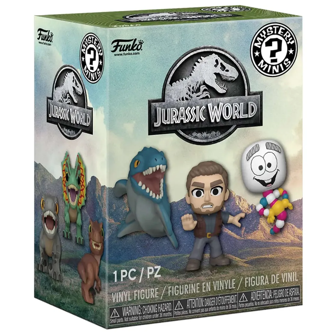 Фигурка Funko Mystery Minis Jurassic World 1 штука в ассортименте (из12) 87856