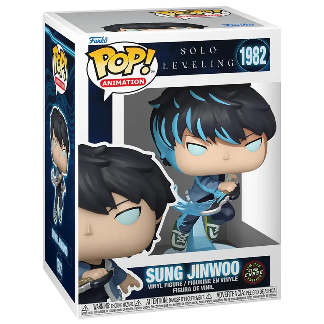 Фигурка Funko POP! Animation Solo Leveling Sung Jinwoo w/(GW) Chase (1982) 86843