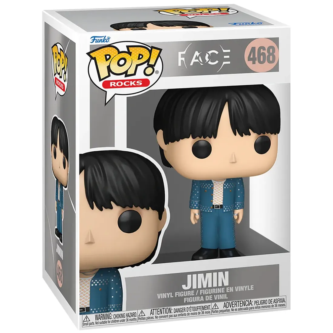 Фигурка Funko POP! Rocks BTS Face Jimin (Like Crazy) (468) 86343