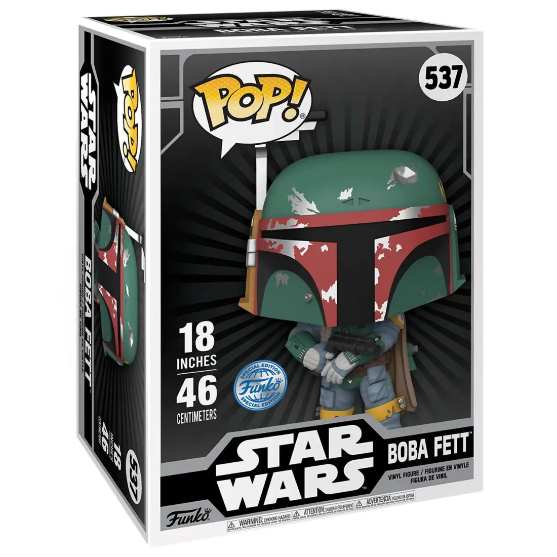 Фигурка Funko POP! Star Wars Boba Fett (Exc) 18" (537) 65045