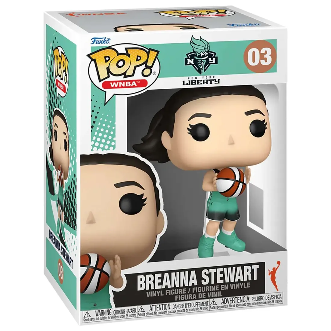 Фигурка Funko POP! WNBA Liberty Breanna Stewart (03) 88458