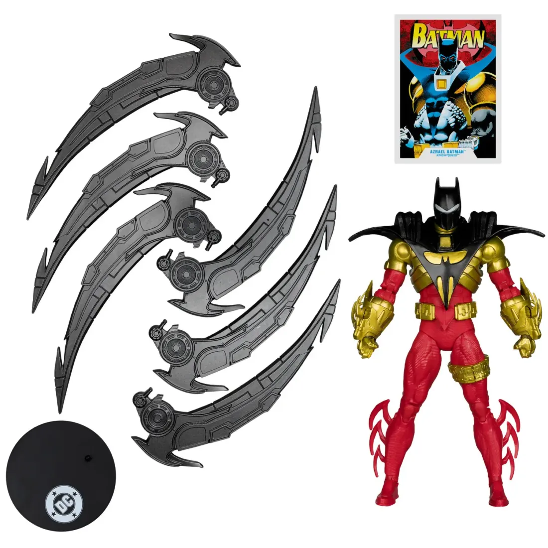 Фигурка Dc Multiverse Азраил Бэтмен (Knightquest) 18см