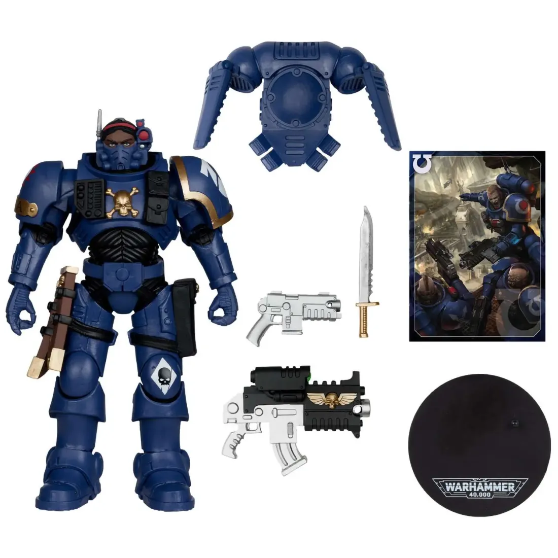 Фигурка Warhammer 40000 Figures Wv11 Lieutenant In Phobos Armor (Space Marine) 18см