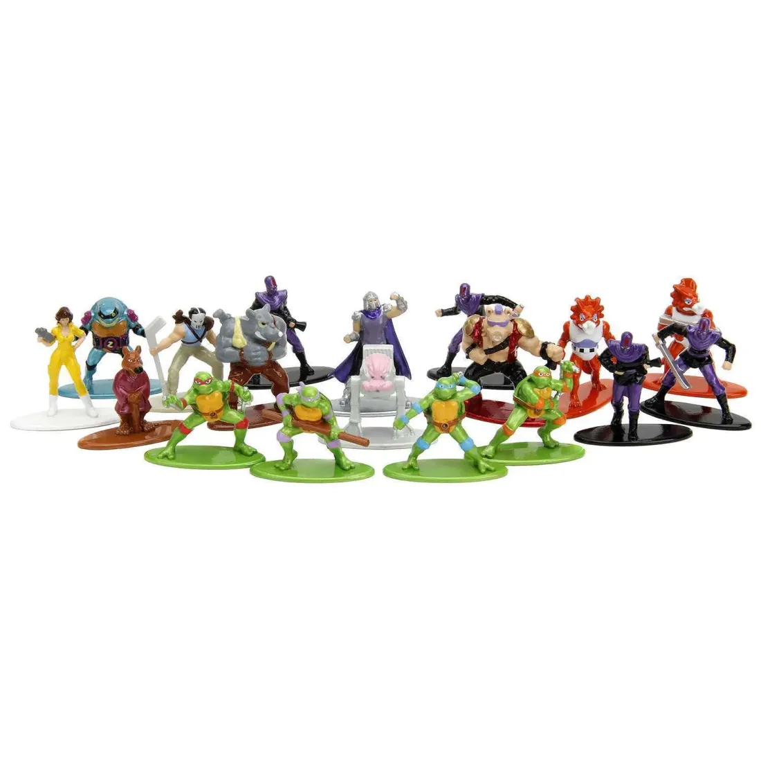 Набор фигурок Nano Черепашки-ниндзя wave 1 4см (18 шт) 34460