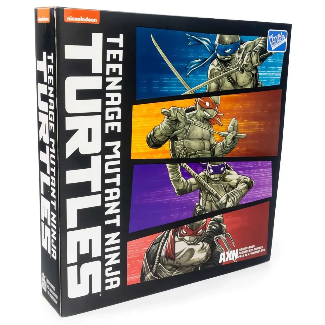 Фигурки Черепашки-ниндзя Донателло, Леонардо, Рафаэль, Микеланджело IDW Comics (Ч/Б) BST AXN 30см