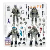 Фигурки Черепашки-ниндзя Донателло, Леонардо, Рафаэль, Микеланджело IDW Comics (Ч/Б) BST AXN 30см